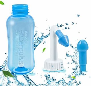 Abnaok Nasal Wash Bottle, Sinus Rinse and Nasal Irrigation Nasal Wash Bottle Pot Device Nasal Irrigation Perfect for Adult & Kid (300MLblue)