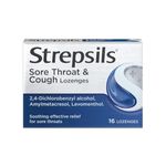 STREPSILS SORE THROAT & COUGH LOZENGES 30/09/25