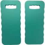 TIJAR® Garden Kneeler, Pack of 2 Kneeling Pads, Thick Waterproof Comfortable Kneeling Mat, High Density Thick Foam With Carrying Hole, Knee Pad Gardening Tool Cushion (Green Pack of 2)