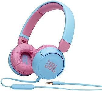 JBL 3.5 mm Wired On-Ear Headphone for Kids, Blue