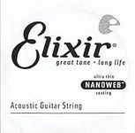 Elixir Strings Acoustic Guitar String NANOWEB Coating, 053