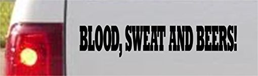 Blood Sweat And Beer Gas Fast N Loud Hot Rod Euro Monkey Van Sticker vinyl