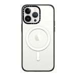 Casetify Amazon Exclusive Essential Case MagSafe Compatible for iPhone 14 Pro Max - Clear Black