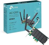 TP-Link AC1200 Dual Band Wireless PCI Express Adapter with Two Antennas, PCIe Network Interface Card for Desktop, Low-Profile Bracket Included, Supports Windows 11/10/8.1/8/XP (32/64 bit)(Archer T4E)