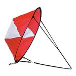 YIJU Foldable Kayak Wind Sail Paddle 42 Inches Kayak Canoe Accessories Compact & Portable - Red