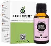 Earth N Pure Rosehip Oil Cold Pressed, Natural and Therapeutic Grade for Face with Glass Dropper 30 ml