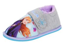 Disney Frozen 2 Girls Slippers UK 5 Child Grey