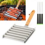 KAYCROWN Hot Dog Roller Stainless Steel Sausage Roller Rack (Medium)