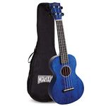 Mahalo Ukuleles MH2 Concert Ukulele Transparent Blue