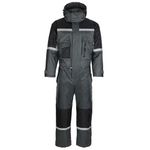 Fort - Orwell Coverall - Green - Large - Waterproof - Comfortable & Durable - Hardwearing Fabric - Adjustable Hem - Feature Large Pockets - Adult Rain Suit - Ideal for Work