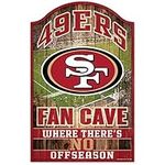 San Francisco 49ers Fan Cave Wood S