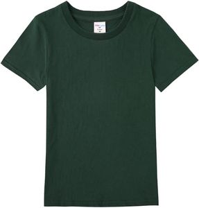 COSLAND Green Shirt for Boys Coyote Brown T Shirt, Green, Medium