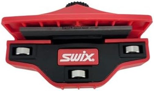 Swix TA3008 Phantom Edger Pro with Rollers, Adjustable Side Edge Tool, Red