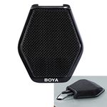 BOYA Super-Cardioid Condenser Conference Microphone, Mic with 3.5mm Audio Jack & 5V USB Interface 16ft Pickup Distance for Conference Room Seminars and Other Occasions