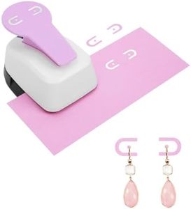 UCEC Leverback Earring Card Punch, Earring Hanging Card Hole Punch, Earring Hole Puncher Earring Cards with Holes for Selling & Displaying Jewelry to DIY