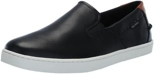 Cole Haan Men's Nantucket Deck Slip on Loafer, Black/Ivory, 13