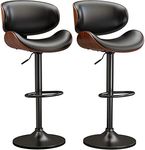 YaFiti Swivel Bar Stools Set of 2 f