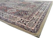 CARPET PLANET Persian Kashmiri Wool Carpet for Bed Room and Living Room (Multicolour)