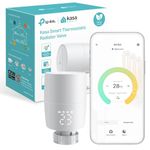 TP-Link Kasa Smart Thermostat Radiator Valve , Smart Radiator Valve, Energy Saving, LED display Radiator Thermostat Valve , Smart TRV Schedule, Works with Alexa & Google Home, Easy installation(KE100)