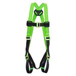 Satishve Industrial Safety Belt Harness Full Body Fall Protection with Scaffolding Hook Double Lanyard Unisex Full Body Adjustable, Shock Absorber Climbing Harness Safety Belt (3)