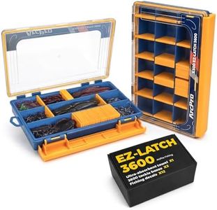 Arcpro 2 Pack 3600 Waterproof Fishing Tackle Box, Floating One-Hand Latch Bait Storage Case, 360° Sealed Anti-Rust Tackle Trays with Absorbent Towel & Stickers, for Saltwater Freshwater Fishing