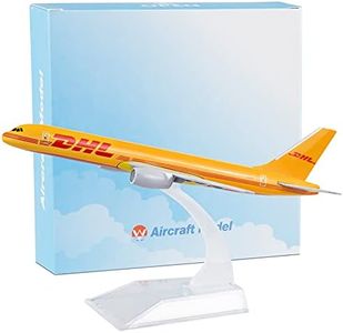 Busyflies Airplane Model Diecast Planes 16cm DHL Boeing 757 Model 1:400 Alloy Model Aircraft for Collection