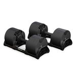 Nuobell Adjustable Dumbbells - Gym Army Nuobell, 5lbs - 80lbs adjustable free weight dumbells for men and women - strength training and fitness (Single Dumbbell)
