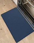 DEXI Anti Fatigue Kitchen Mat, Cushioned Kitchen Rugs Non Slip, Waterproof Comfort Standing Kitchen Floor Mat, 17"x29", Navy