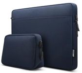 TECOOL 15.6 Inch Laptop Sleeve Case for 15-15.6'' HP Lenovo Dell Acer ASUS Chromebook Notebook, MacBook Pro 16, 16'' Lenovo Dell ASUS HP Shockproof Cover Water-resistant Case, Dark Blue