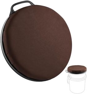 Ironraw 5 Gallon Bucket Seat for Yeti Only, 360 Degree Swivel Load Out Bucket Seat, 5 Gal Foam Cushion Bucket Seat Lid with Padded Top for Hunting Fishing Camping Outdoor