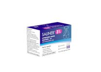 Salineb 3% Hypertonic Saline Solution Vials for Inhalation Pack of 30 single-dose of 4ml - Clears Airways, Reduces Mucous, Clears Congestion