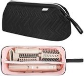 Leudes Hair Tools Travel Bag for Shark Flexstyle Carrying Case Portable Shark Hair Air Wrap Dryer Case Waterproof Dustproof Flat Curling Iron Travel Organizer (Black)