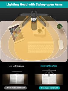 Vekkia 64 LED Music Stand Light – Adjustable Clip-On Lamp