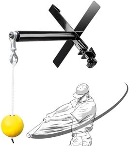 PLAYAPUT Portable Baseball Swing Trainer with The Tethered Ball,Premium Hitting/Batting Trainer System for Baseball and Softball,Easy Setup On Fence Hitting Trainer,Swing Trainer with Auto Reset