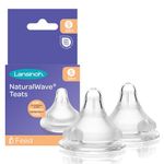 Lansinoh NaturalWave Slow Flow Teats (Pack of 1)