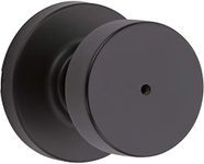 Kwikset 97300-935 Pismo Door Knob, Round, Matte Black