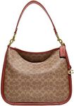 COACH Coated Canvas Signature Cary 