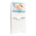 Graco Premium Contoured Changing Pad – GREENGUARD Gold Certified, Water-Resistant, Ultra-Soft Buckle Cover, Contoured Baby Changing Pad, Fits Most Standard-Size Changing Toppers, Non-Skid Bottom