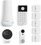 SimpliSafe 9 Piece Wireless Home Security System Gen 3 with Outdoor Camera and Wired Video Doorbell - Optional 24/7 Professional Monitoring - No Contract - Compatible with Alexa and Google Assistant