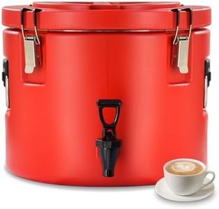 SOCROTO Insulated Beverage Dispenser 20L 5 Gallon,Hot Cold Water Dispenser with Spout,Stainless Steel Insulated Water Jug for Tea Coffee Water;Drink Dispenser for Parties Drink Shop