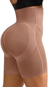 SHAPELLX Shapewear for Women Tummy Control High Waist Shaping Butt Lifting Shorts for Women Seamless Slimmer Body Shaper Panties Brown