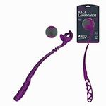 WUFFER Dog Ball Launcher, Dog Ball Launcher Thrower, Dog Ball Hands Free Pick Up and Throw Play, Tennis Ball and Launcher Toy (PURPLE-LIMITED EDITION)