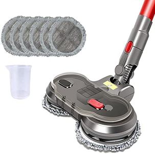 Electric Motorised Mop Head for Dyson V7 V8 V10 V11 Cordless Vacuum Cleaners Attachment Wet Dry Dual with 6 Mop Pads and Water Tank