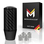 Mega Racer 1 x Carbon Fiber Shift Knob Black Shift Knob Shifter Knobs Gear Shift Knob Shifter Knob Shift Knobs Shift Knob 6 Speed Manual Shifter Knob 5 Speed Shifter Knob 4 Speed Shift Knob Nismo