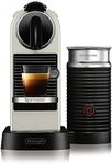 Nespresso CitiZ Coffee and Espresso Machine by De'Longhi with Milk Frother, White