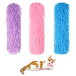 Pinenuts 3 Pcs Cat Catnip Toys, Interactive Cat Teeth Toy with Catmint & Crinkle Pillow Plush for Indoor Cats Kittens Scratch Chewing Teeth Grinding(Blue + Pink + Purple)