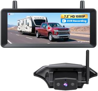 AUTO-VOX 7.2" Wireless RV Backup Camera: 30-Min Plug and Play Install