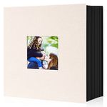 Ywlake Photo Album 4x6 1000 Pockets, Extra Large Capacity Linen Cover Picture Albums Holds 1000 Horizontal and Vertical Photos Beige