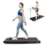 CITYSPORTS Walking Pad Treadmill for Home,Under Desk Treadmill with APP& Remote Control,2 IN 1 Portable Treadmill Motorized Electric with LCD Display,Adjustable Speeds,No Assembly (BLACK RED)