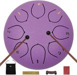 JYTMUS Steel Tongue Drum 8 Notes 6 